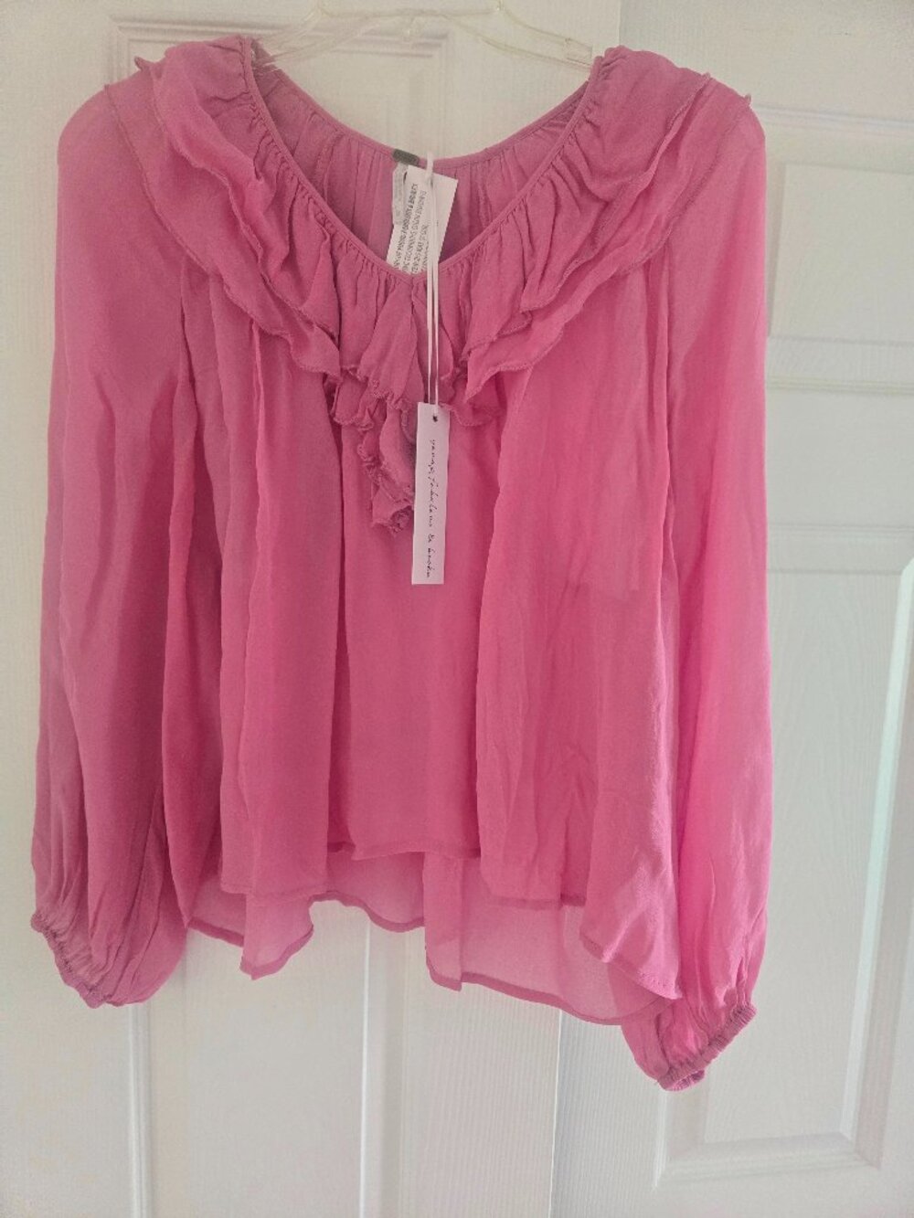 NWT YFB top with ruffles
